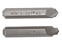 BOA - Mini X-Out Screw Extractors Wood Screw Sizes No.6-10