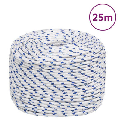 BOAT ROPE WHITE 10 MM 25 M POLYPROPYLENE