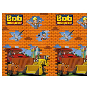 Bob the Builder Logo Party Table Cover Multicoloured (One Size)