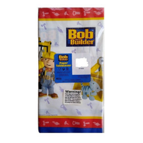 Bob the Builder Paper Party Table Cover Multicoloured (One Size)