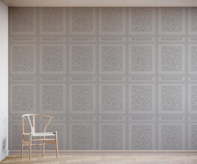 Bobbi Beck eco-friendly art and crafts 3D faux panelling wallpaper