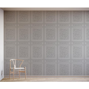Bobbi Beck eco-friendly art and crafts 3D faux panelling wallpaper