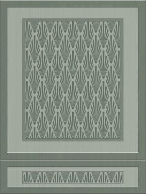 Bobbi Beck eco-friendly art deco 3D faux panelling wallpaper