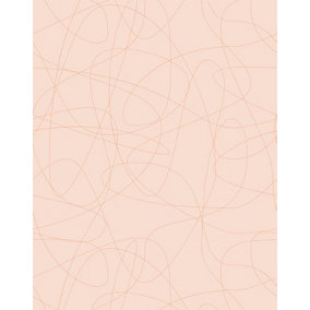 Bobbi Beck eco-friendly Beige abstract line wallpaper