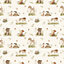 Bobbi Beck eco-friendly beige childrens woodland animal wallpaper