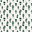 Bobbi Beck eco friendly Beige illustrated cactus Wallpaper