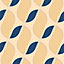 Bobbi Beck eco friendly Beige modern squiggle Wallpaper