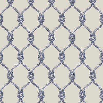 Bobbi Beck eco friendly Beige nautical rope Wallpaper