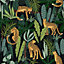 Bobbi Beck eco friendly Black leopard and jungle Wallpaper
