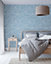 Bobbi Beck eco-friendly Blue abstract wave wallpaper