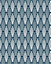 Bobbi Beck eco-friendly Blue bold art deco fan wallpaper