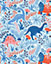Bobbi Beck eco-friendly Blue childrens dinosaur wallpaper
