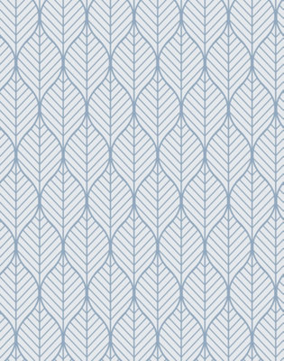 Bobbi Beck eco-friendly Blue geometric tropical wallpaper