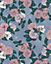 Bobbi Beck eco-friendly Blue illustrated floral wallpaper