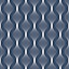 Bobbi Beck eco friendly Blue modern wavy line Wallpaper