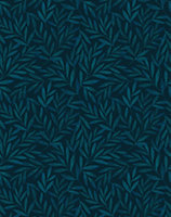 Bobbi Beck eco-friendly Blue tropical olive leaf wallpaper