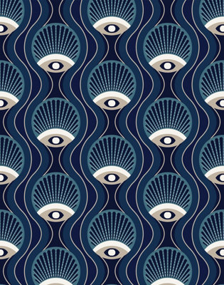 blue wallpaper evil eye