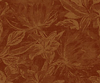 Bobbi Beck eco-friendly Brown abstract tapestry floral wallpaper