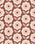 Bobbi Beck eco-friendly Brown retro flower tile print wallpaper