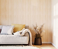 Bobbi Beck eco-friendly faux wood slats wallpaper