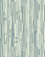 Bobbi Beck eco-friendly Green abstract stripe wallpaper