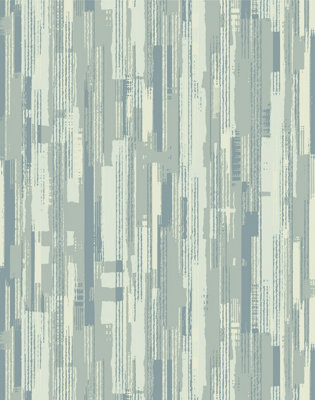Bobbi Beck eco-friendly Green abstract stripe wallpaper