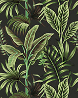 Bobbi Beck eco-friendly Green bold tropical wallpaper