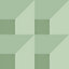 Bobbi Beck eco friendly Green large 3d cube Wallpaper