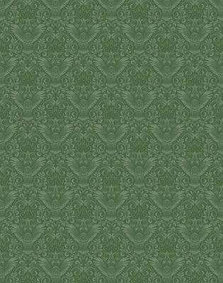 Bobbi Beck eco-friendly green owl wallpaper