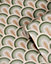 Bobbi Beck eco-friendly Green retro rainbow wallpaper