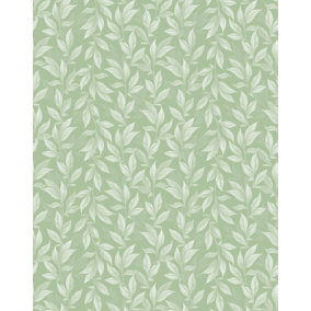 Bobbi Beck eco-friendly Green soft tropical wallpaper