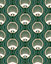 Bobbi Beck eco-friendly Green vintage evil eye wallpaper