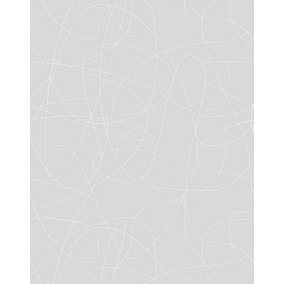 Bobbi Beck eco-friendly Grey abstract line wallpaper