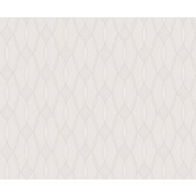 Bobbi Beck eco-friendly Grey spirograph cicle wallpaper