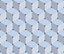 Bobbi Beck eco-friendly Light blue cube geometric wallpaper