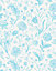 Bobbi Beck eco-friendly Light Blue detailed floral wallpaper