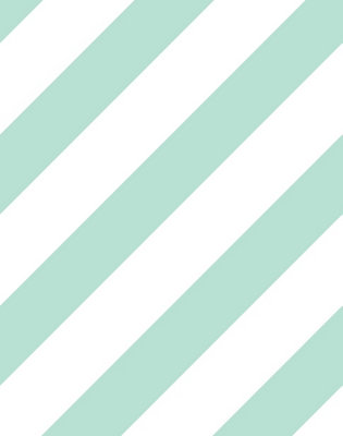 Bobbi Beck ecofriendly Mint diagonal ice cream stripe pastel wallpaper