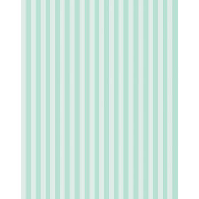 Bobbi Beck eco-friendly Mint vertical ice cream stripes pastel wallpaper