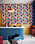 Bobbi Beck eco-friendly Multicolour bold bauhaus wallpaper
