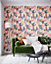 Bobbi Beck eco-friendly Multicolour illustrated wildflower wallpaper