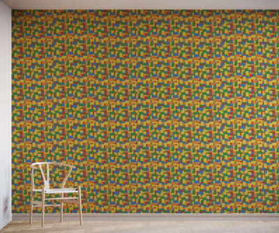 Bobbi Beck eco friendly Multicolour toy building blocks Wallpaper