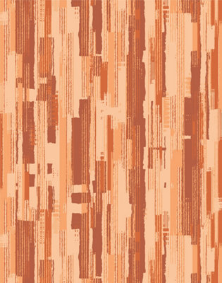 Bobbi Beck eco-friendly Orange abstract stripe wallpaper