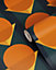 Bobbi Beck eco-friendly Orange bauhaus geometric wallpaper