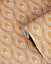 Bobbi Beck eco friendly Orange peacock feather Wallpaper