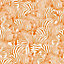 Bobbi Beck eco-friendly orange zebra wallpaper