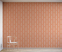 Bobbi Beck eco friendly Peach colourful arch Wallpaper