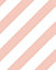 Bobbi Beck eco-friendly Peach diagonal ice cream stripe pastel wallpaper