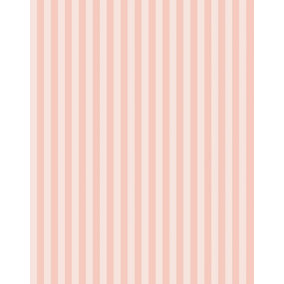 Bobbi Beck eco-friendly Peach vertical ice cream stripes pastel wallpaper