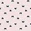 Bobbi Beck eco-friendly pink cat wallpaper