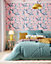 Bobbi Beck eco-friendly Pink illustrative tropical wallpaper